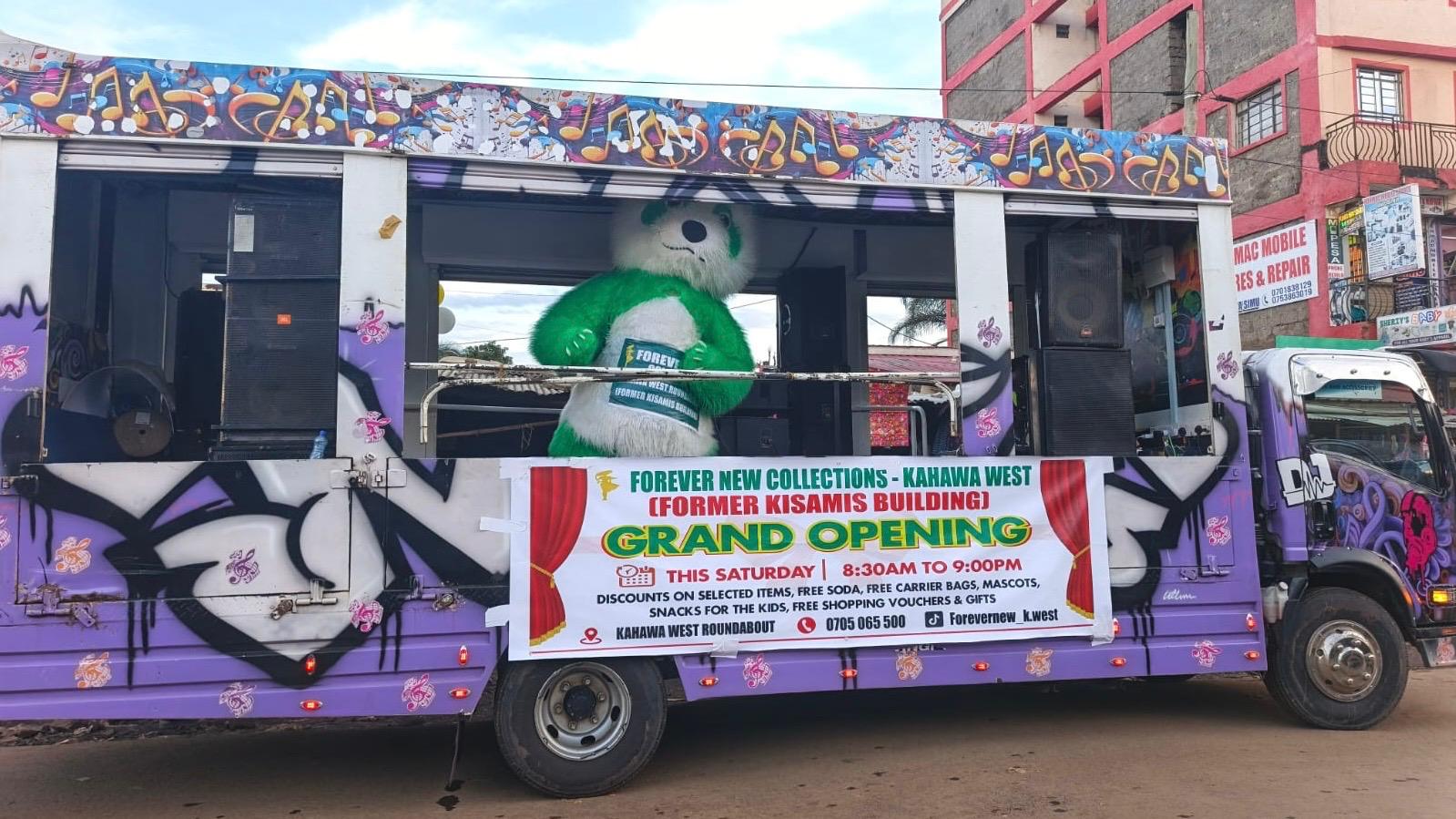 Affordable Roadshow Truck Hire in Kenya